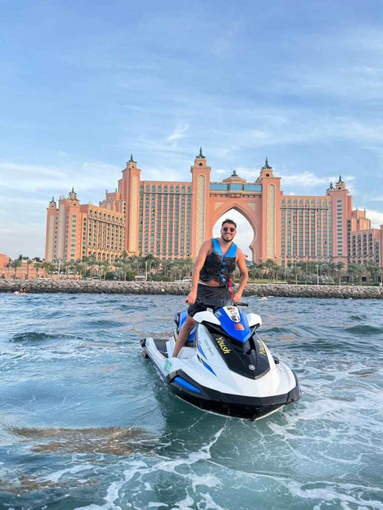 jetski tour of Atlantis the palm