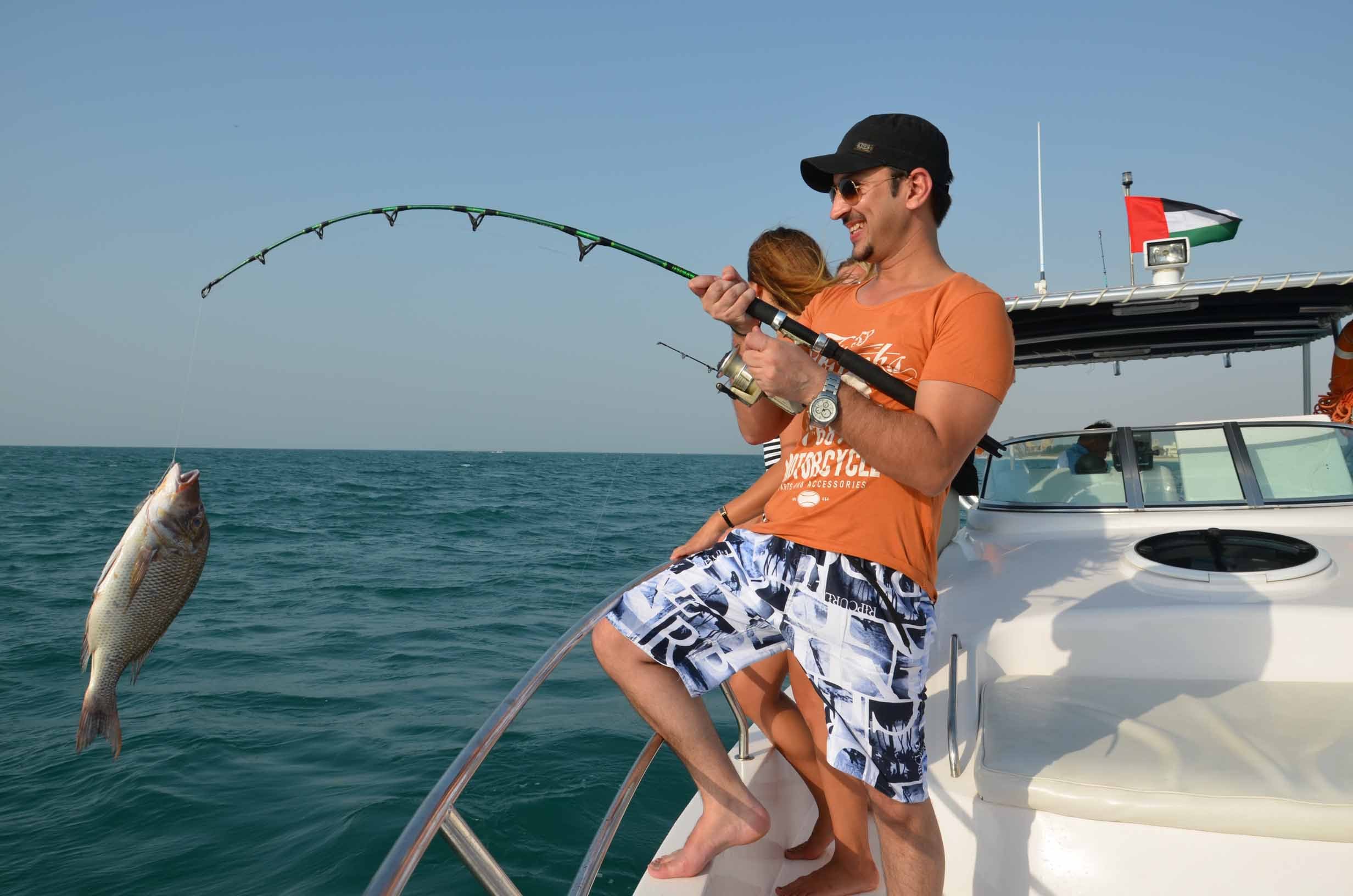 Fishing Trip in Dubai. - Yoush Watersports Dubai - Book Your Trip