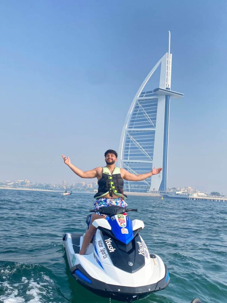 Jetskiing in Dubai